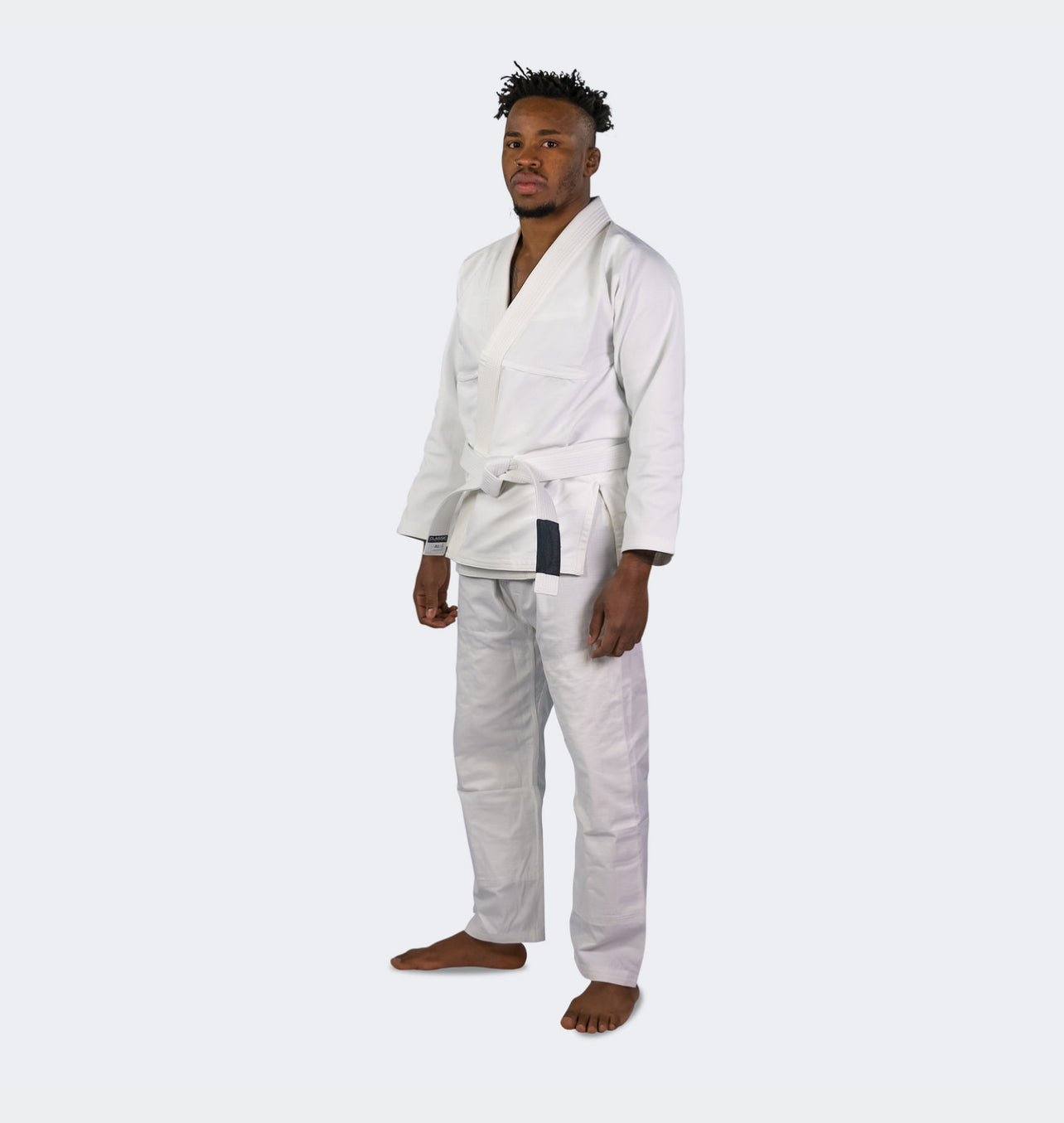 Classic BJJ Kimono + Free White Belt | White