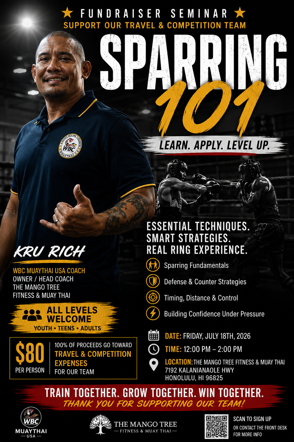 SPARRING 101 SEMINAR